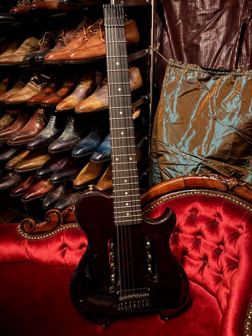 ヘッドレス ハイブリットナイロン弦 7弦ギター 志田工房オーダー品