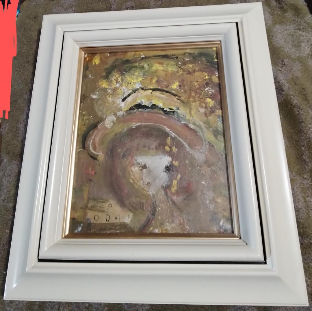 織田廣喜油彩少女3号真作美術年鑑1号70万210万評価画家