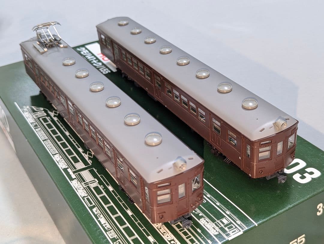 KATO　クモハ４１＋クハ５５　２両セット　【3-503】　HOゲージ