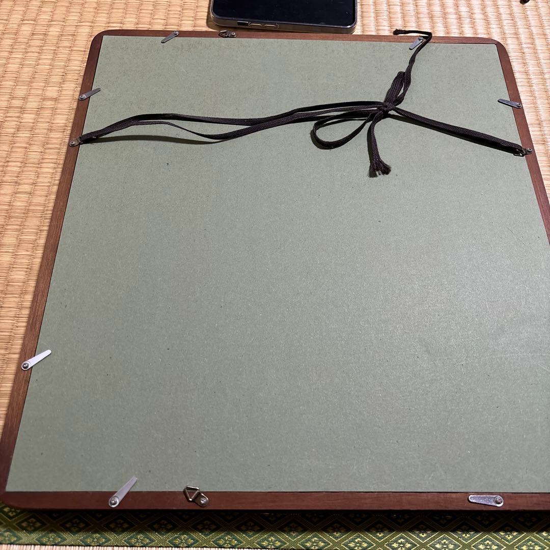 木製ガラス面額縁　2個