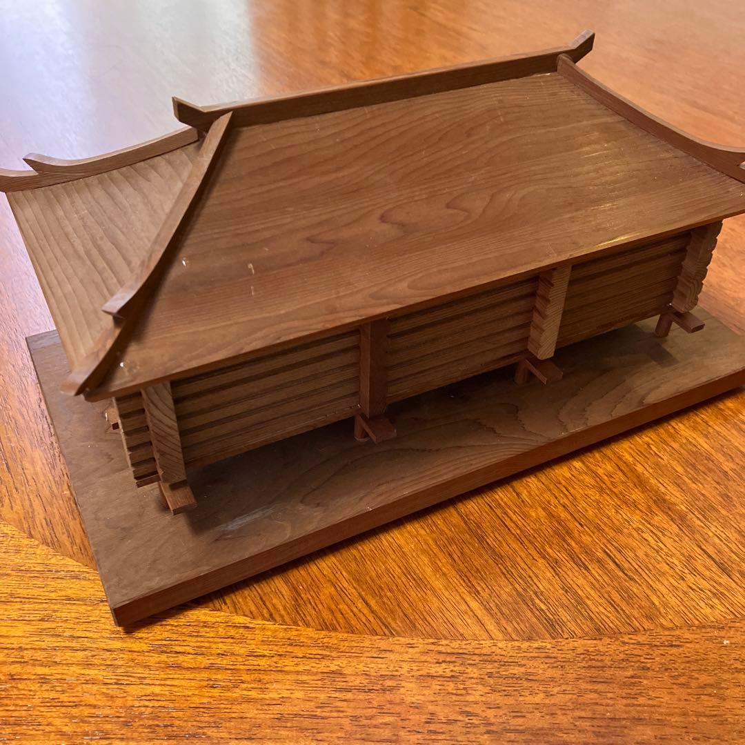 木製 日本の伝統的建築模型 大亮 正倉院