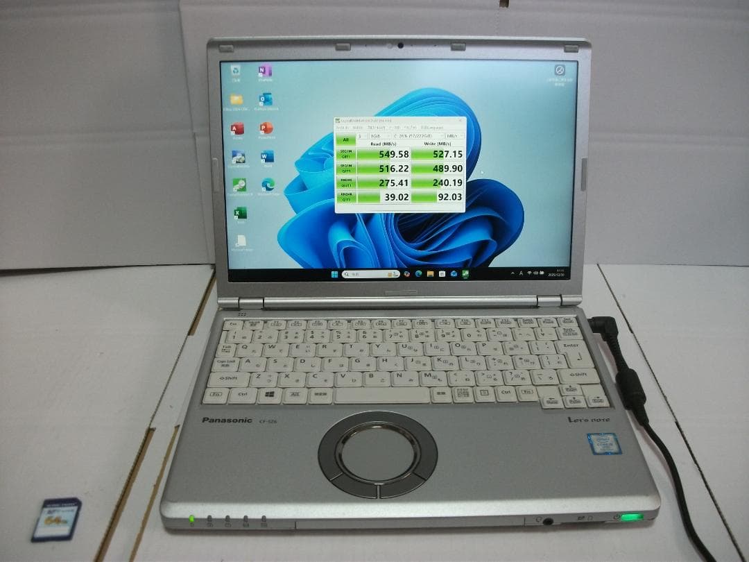 Windowsノート本体 Win11 Let'snote CF-SZ6/8GB+SSD256(517)