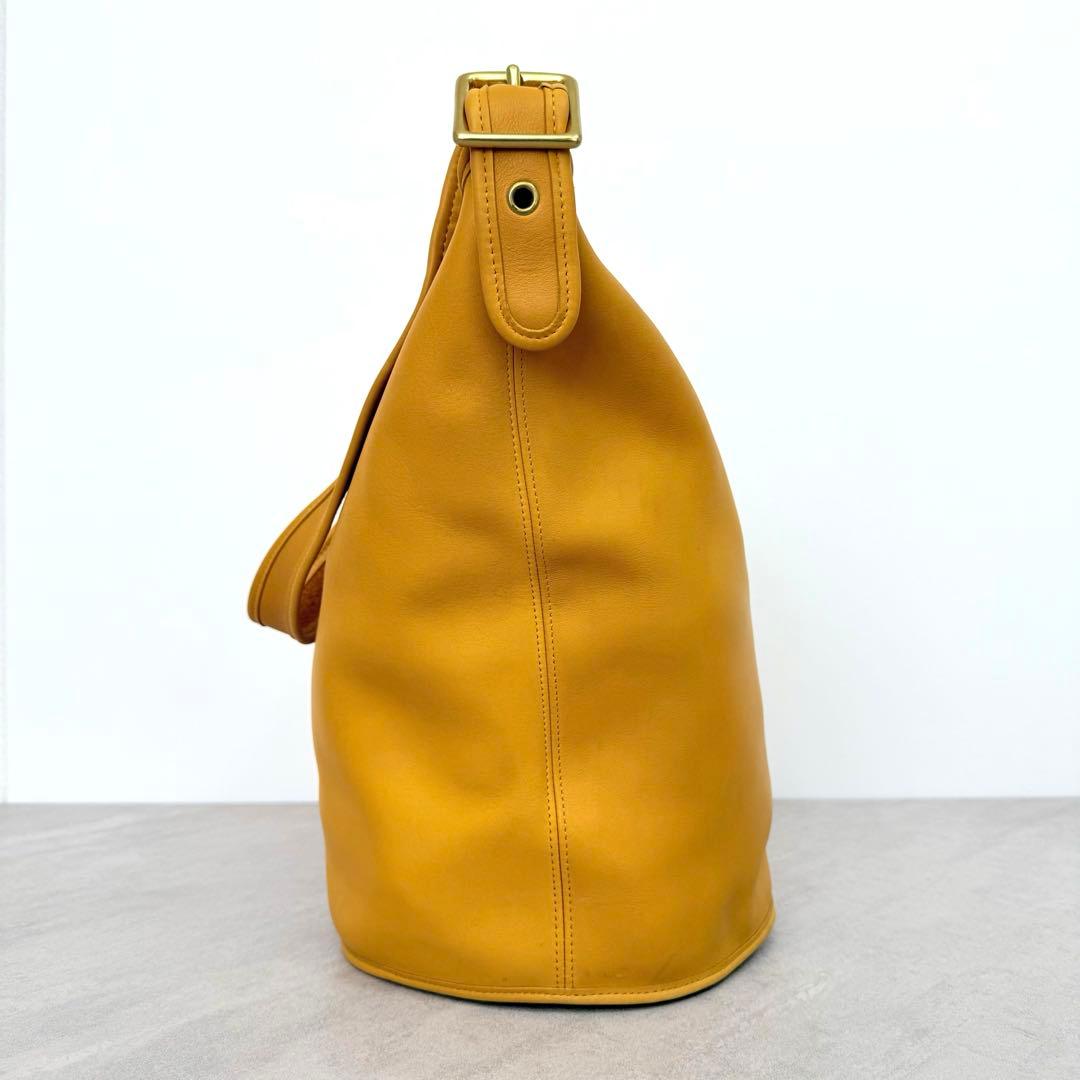 オールドコーチ OLDCOACH ショルダーバッグ バケツ USA製 イエロー