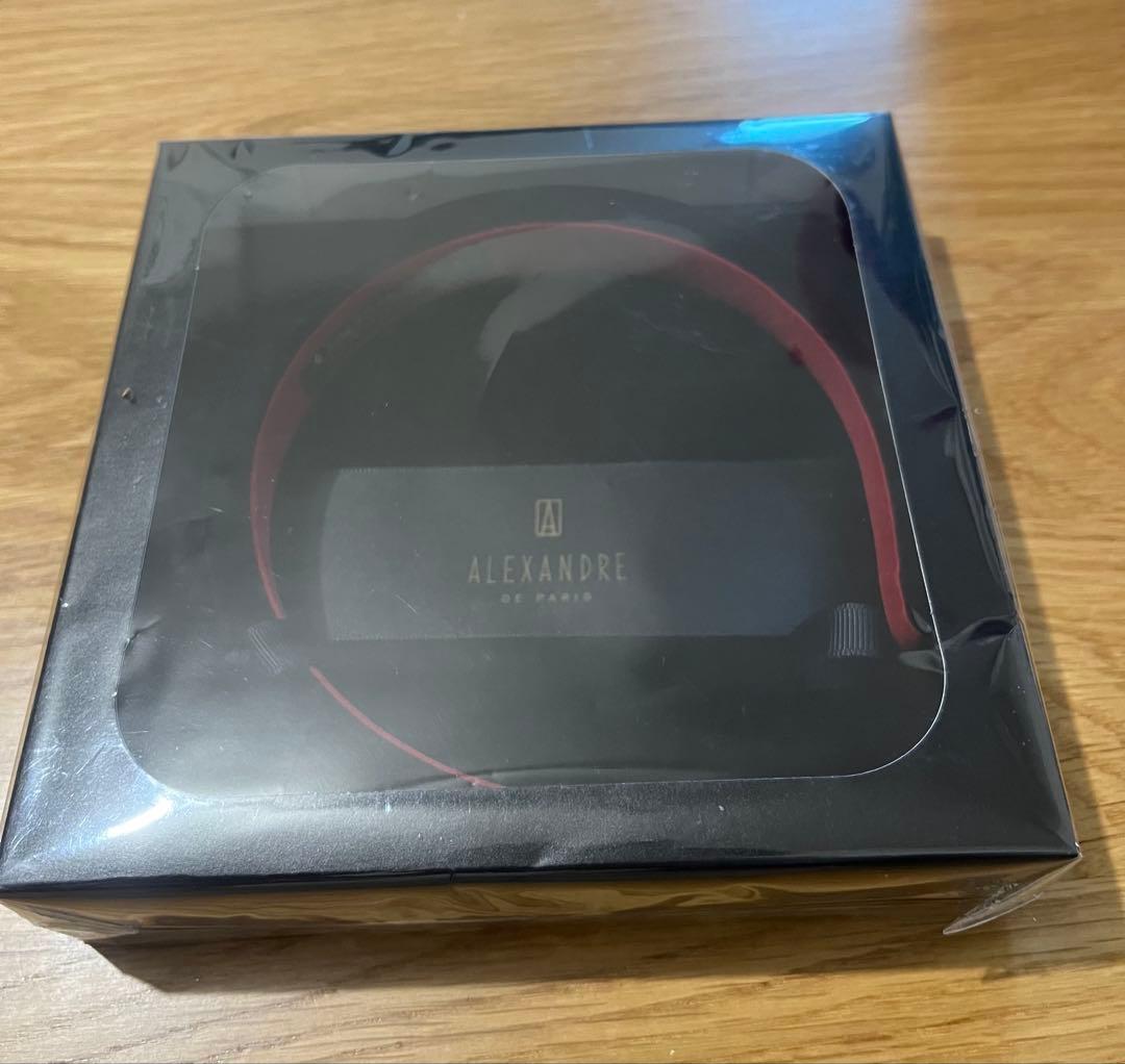 【機内販売限定】ALEXANDRE DE PARIS ベロアカチューシャ