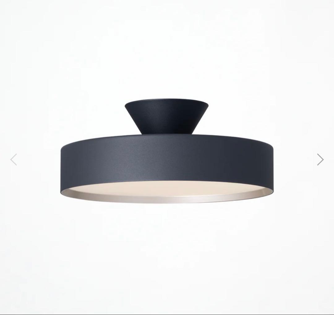 Glow LED-ceiling light ~8畳用　ブラック+ライトウッド