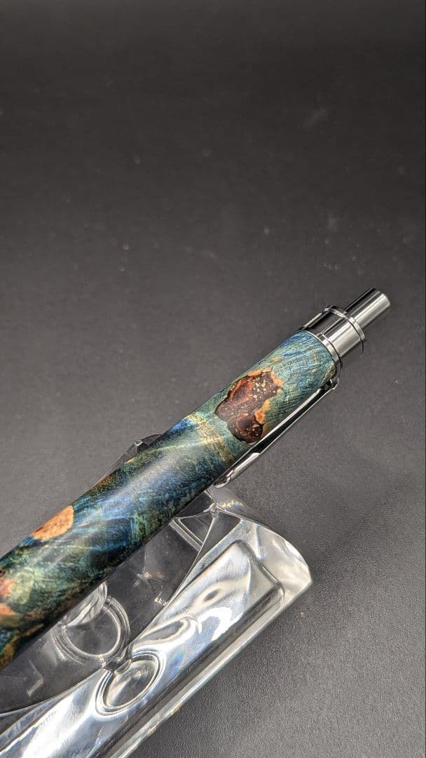 259ペン工房翌檜　スタビライズドウッドバーチバール　木軸シャーペン　ボールペン