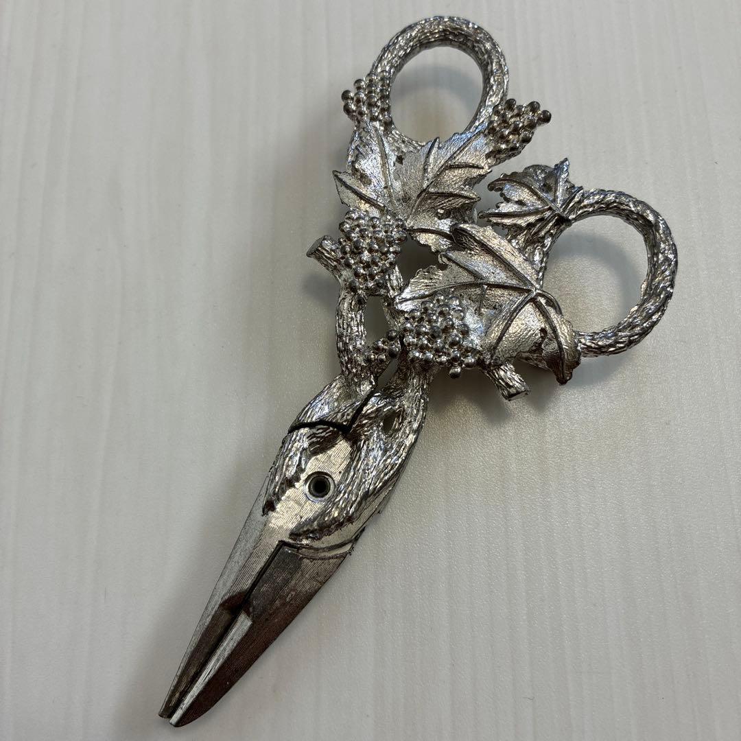 50'sビンテージ！イギリス製 Mirella 葡萄 デザイン ハサミ 鋏