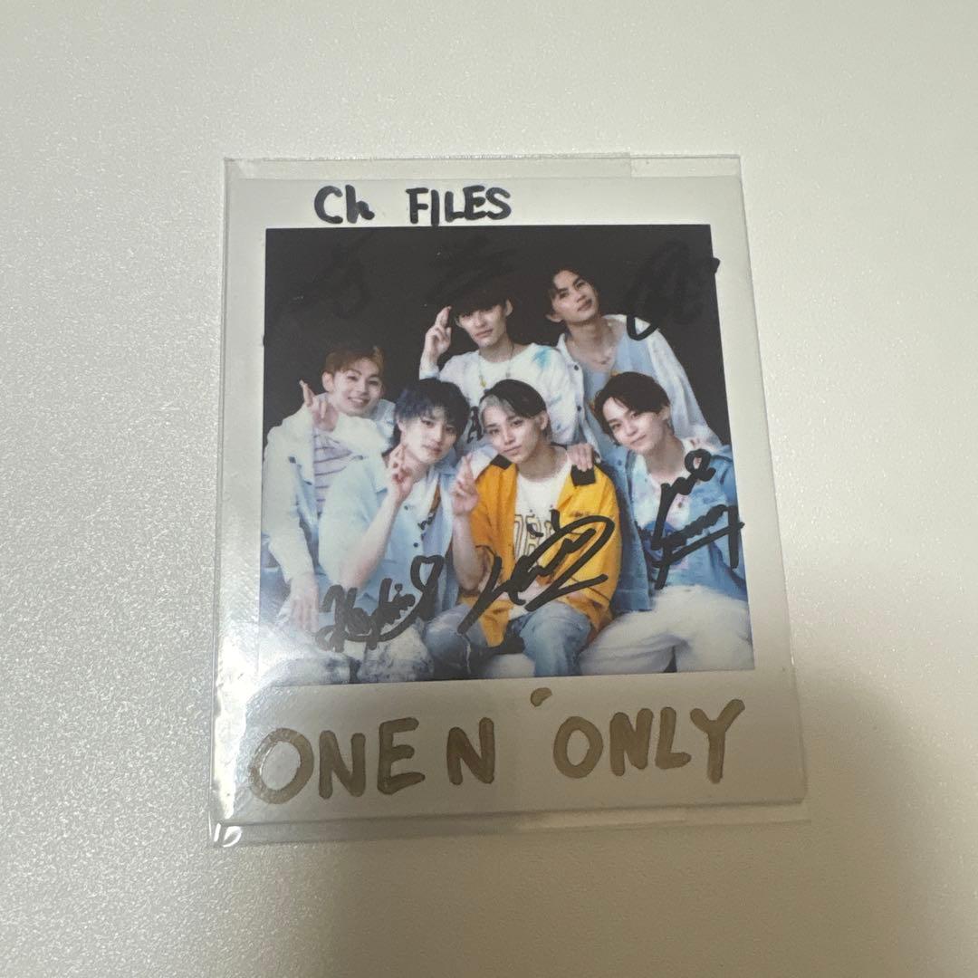 ワンエン ONE N' ONLY ワンエンオンリー チェキ 直筆サイン入り