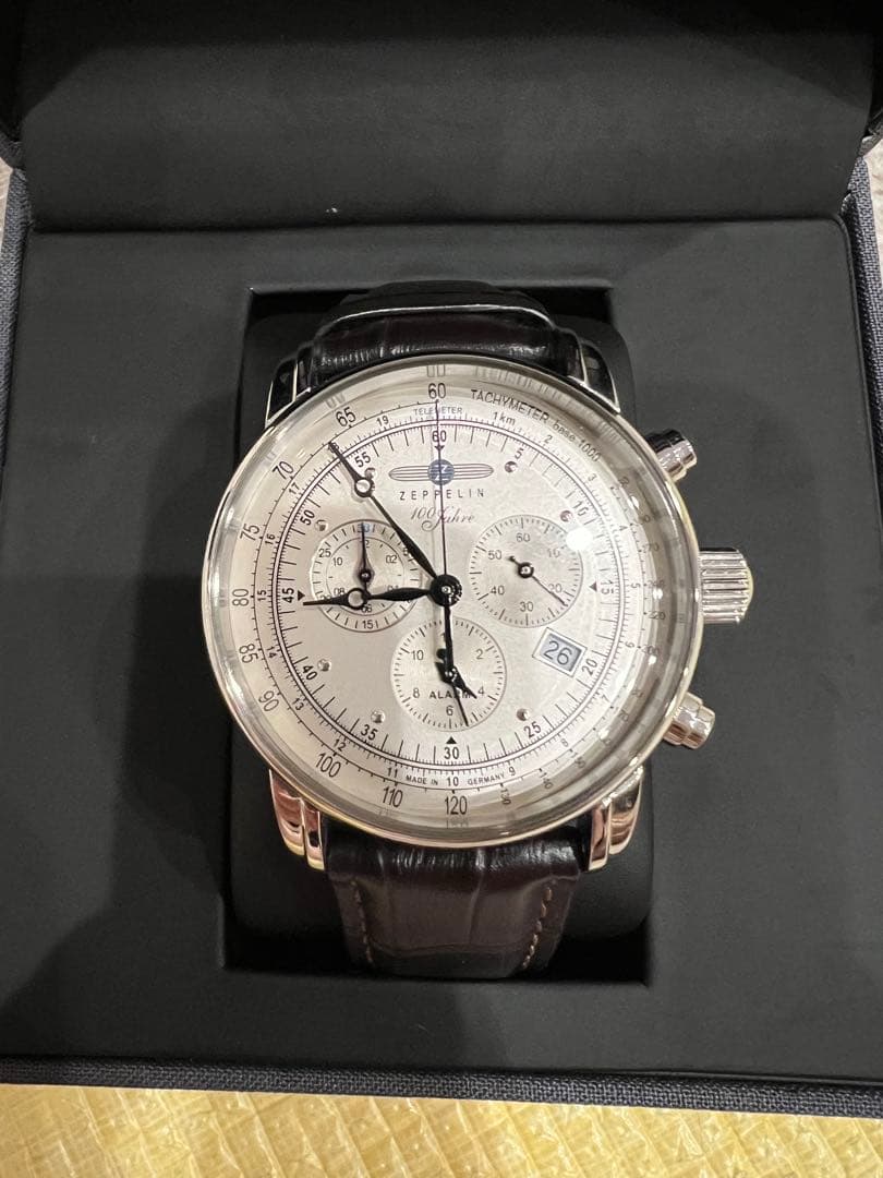 ZEPPELIN 100周年記念シリーズクロノグラフアラーム　7680-1N
