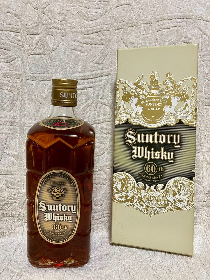 【専用】サントリーウイスキー 60周年記念【未開封品・外箱付】