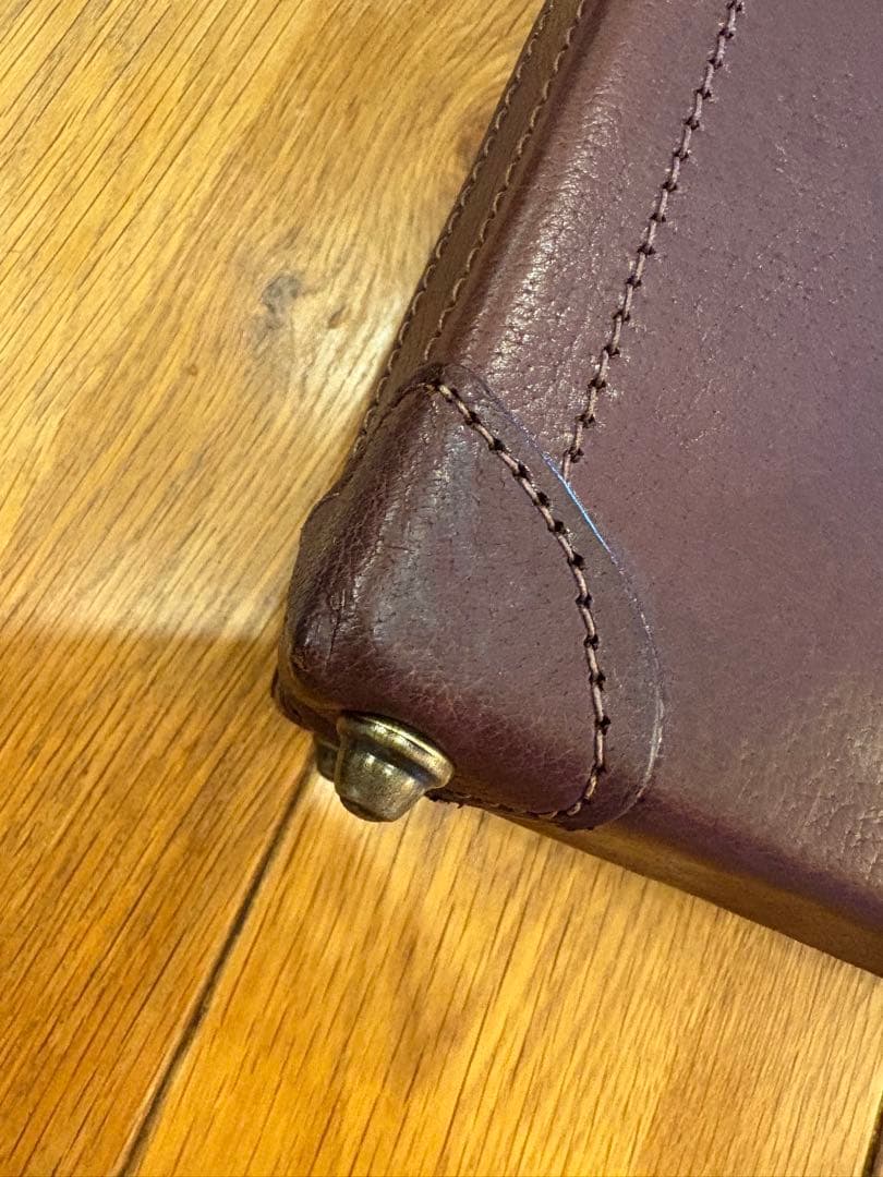 希少！良品 90s NEC バザールでござーる 本革製 トランクケース 非売品