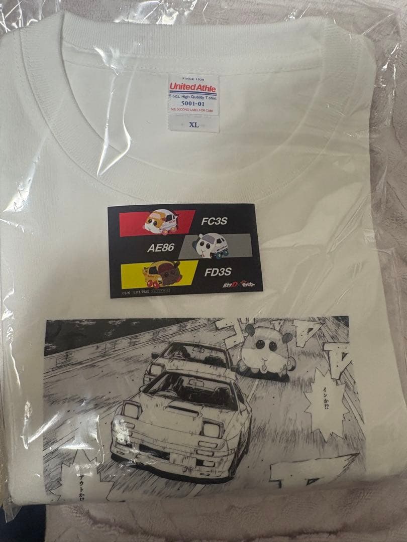 頭文字D PUIPUIモルカー　コラボ　Tシャツ　XL