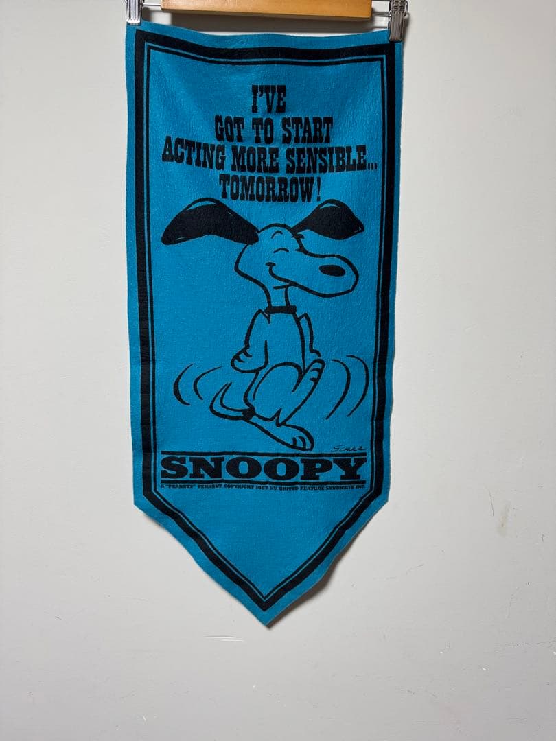 1967年製　SNOOPY バナー