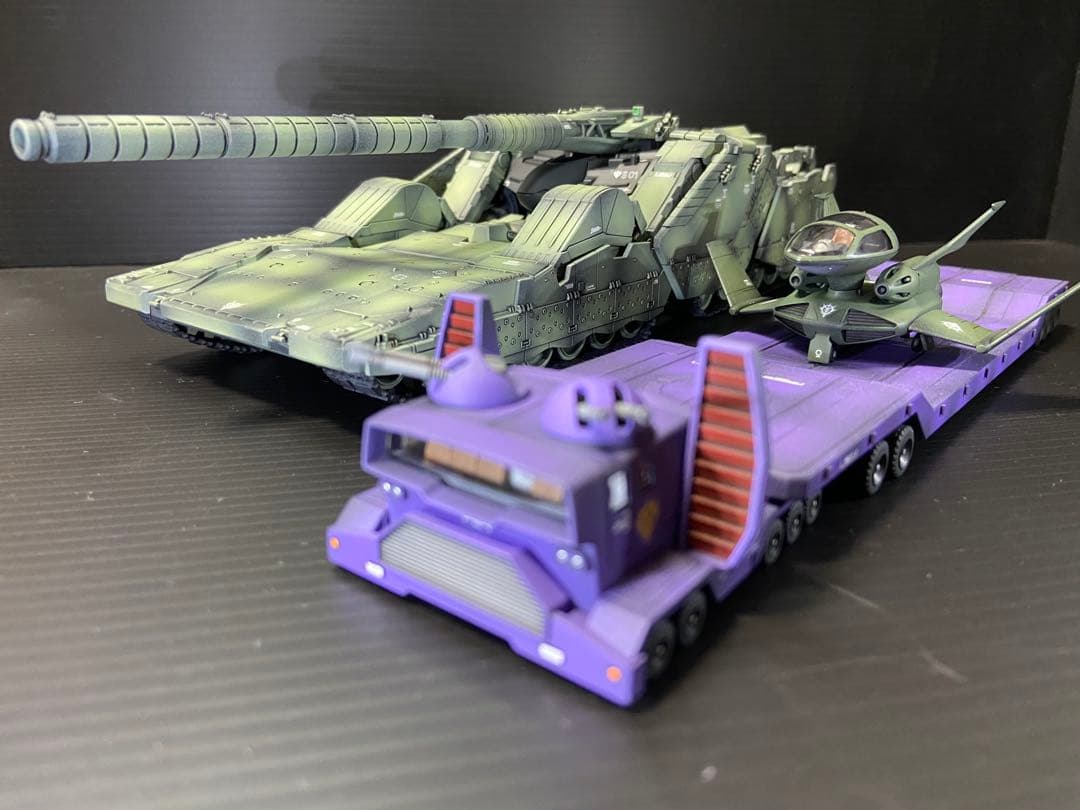 【全塗装】ヒルドルブ 、ドップファイター、サムソントレーラー　3機【完成品】