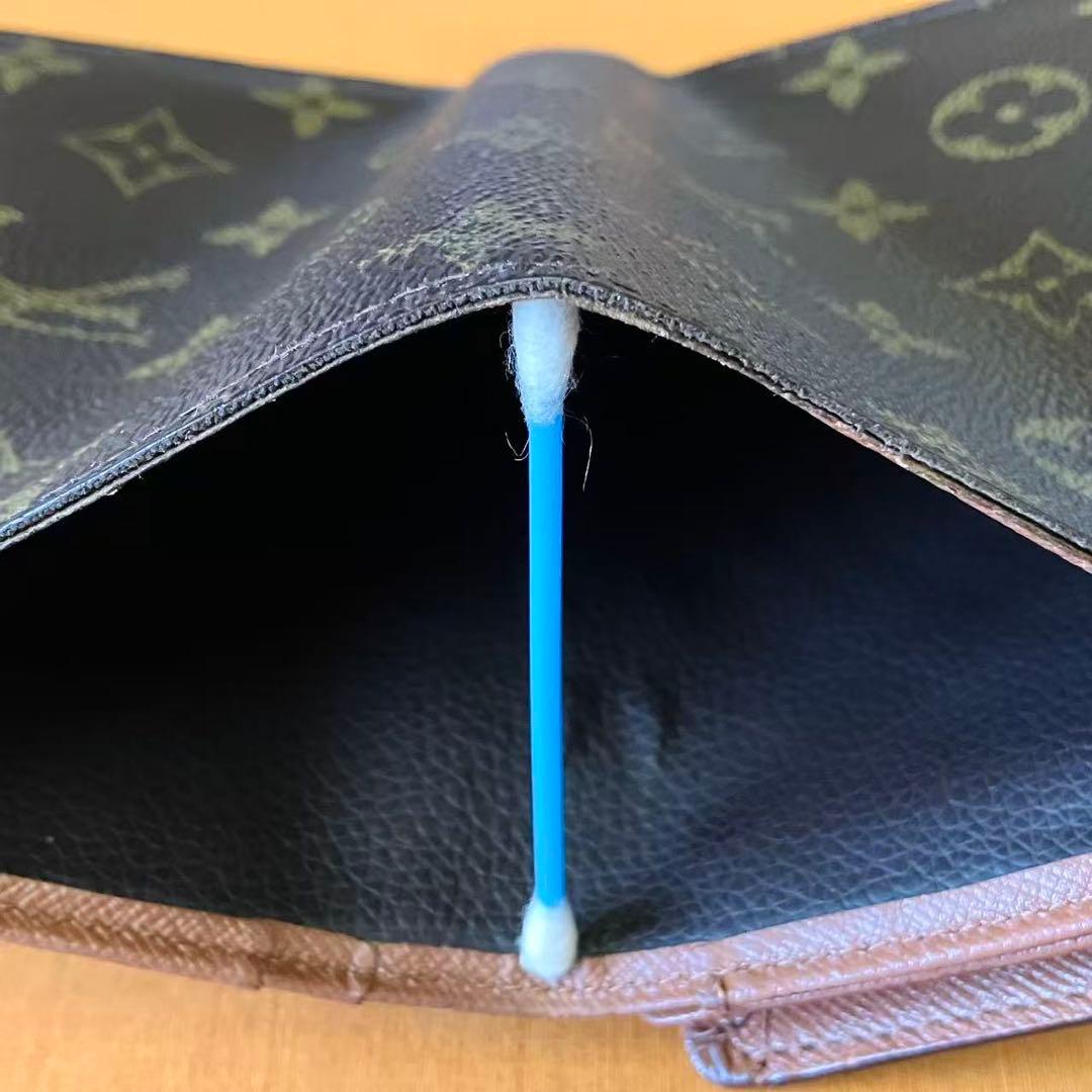 LOUIS VUITTON モノグラム トレゾール L字折り財布 内側リペア品❣️