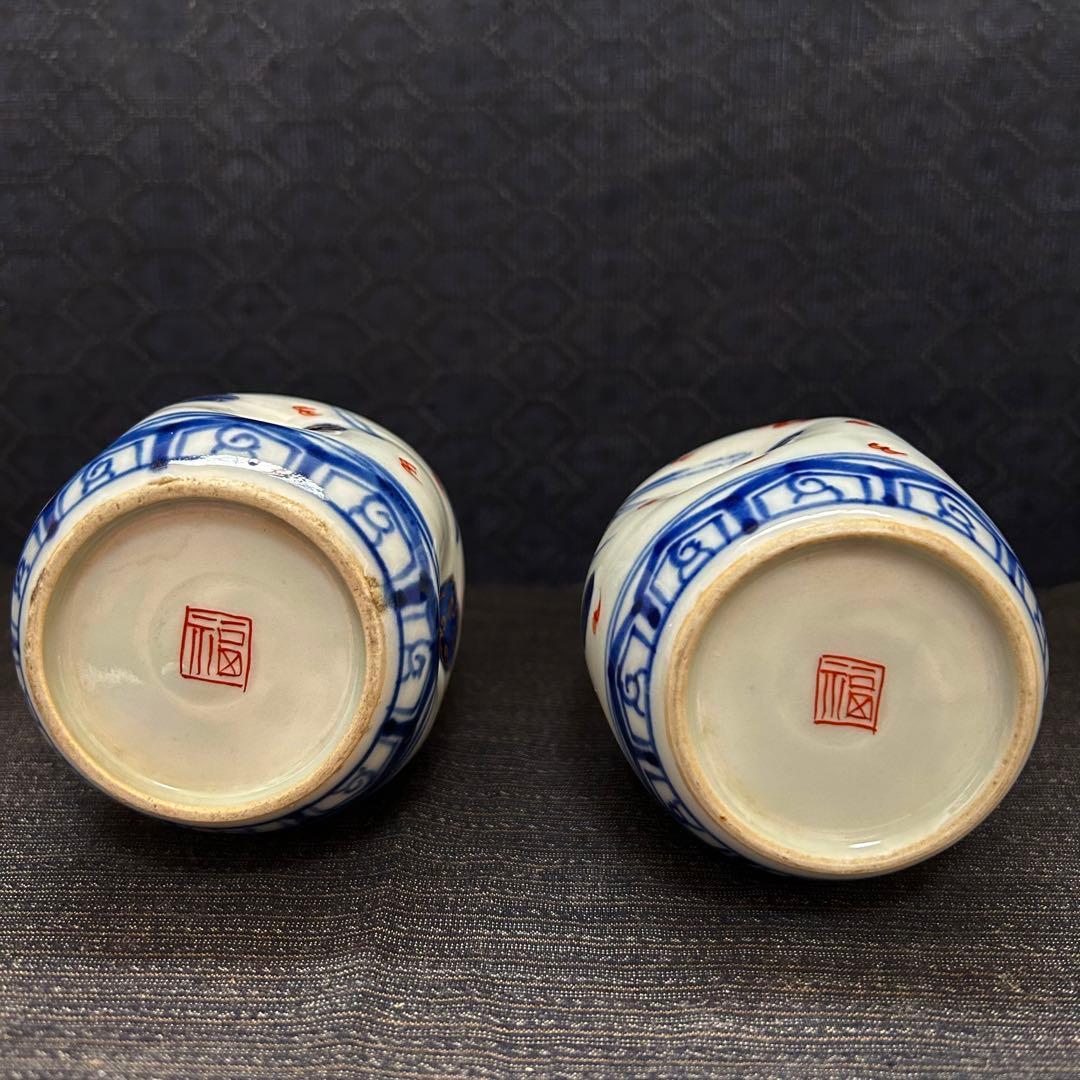 珍品　幕末〜明治期　鳳凰図変形徳利　無傷　本物保証