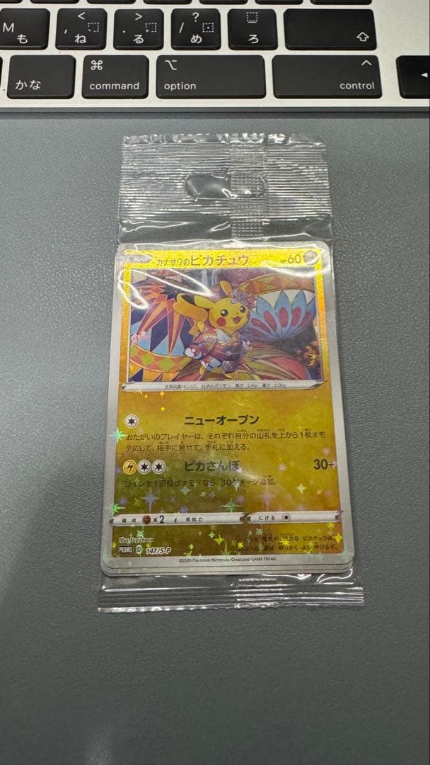 未開封　カナザワのピカチュウ　メッソン　ミロカロス　3枚セット