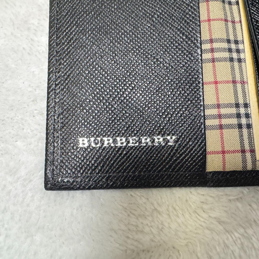 未使用☆Burberry バーバリー キーケース ブラック ノバチェック