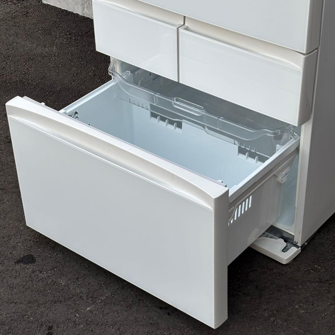 ＊ちゃめ 東芝 462L 6枚ドア 冷蔵庫 GR-P460FD(EW)