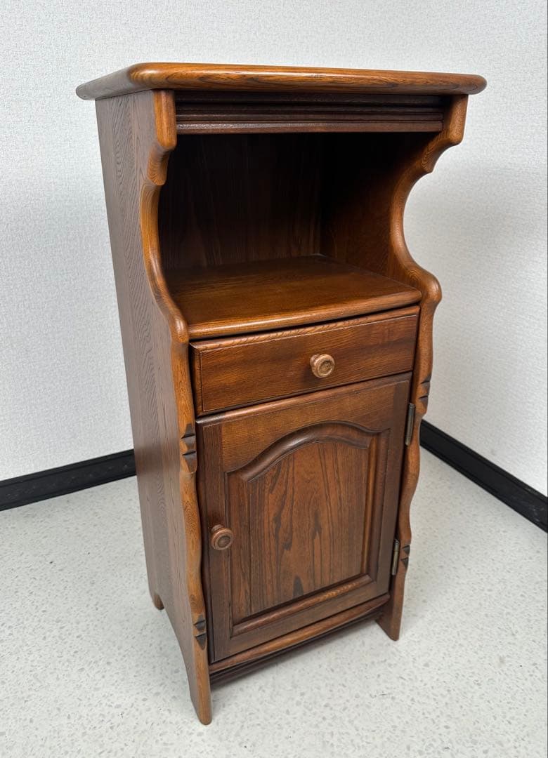 karimoku オールド カリモク コロニアル 電話台 花台 ※i4※