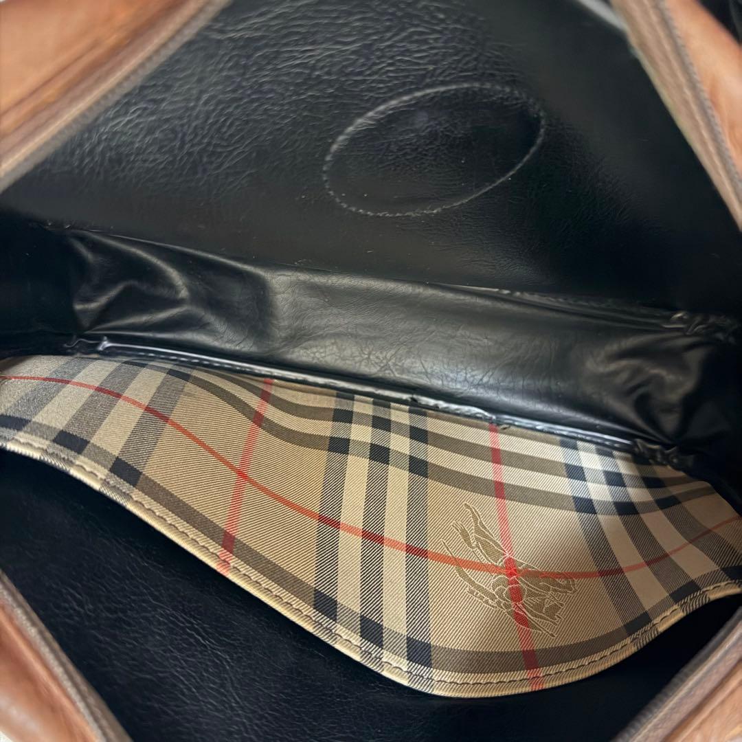 【極美品】　バーバリー　ノバチェック　ショルダーバッグ　ホースロゴ　バーバリーズ