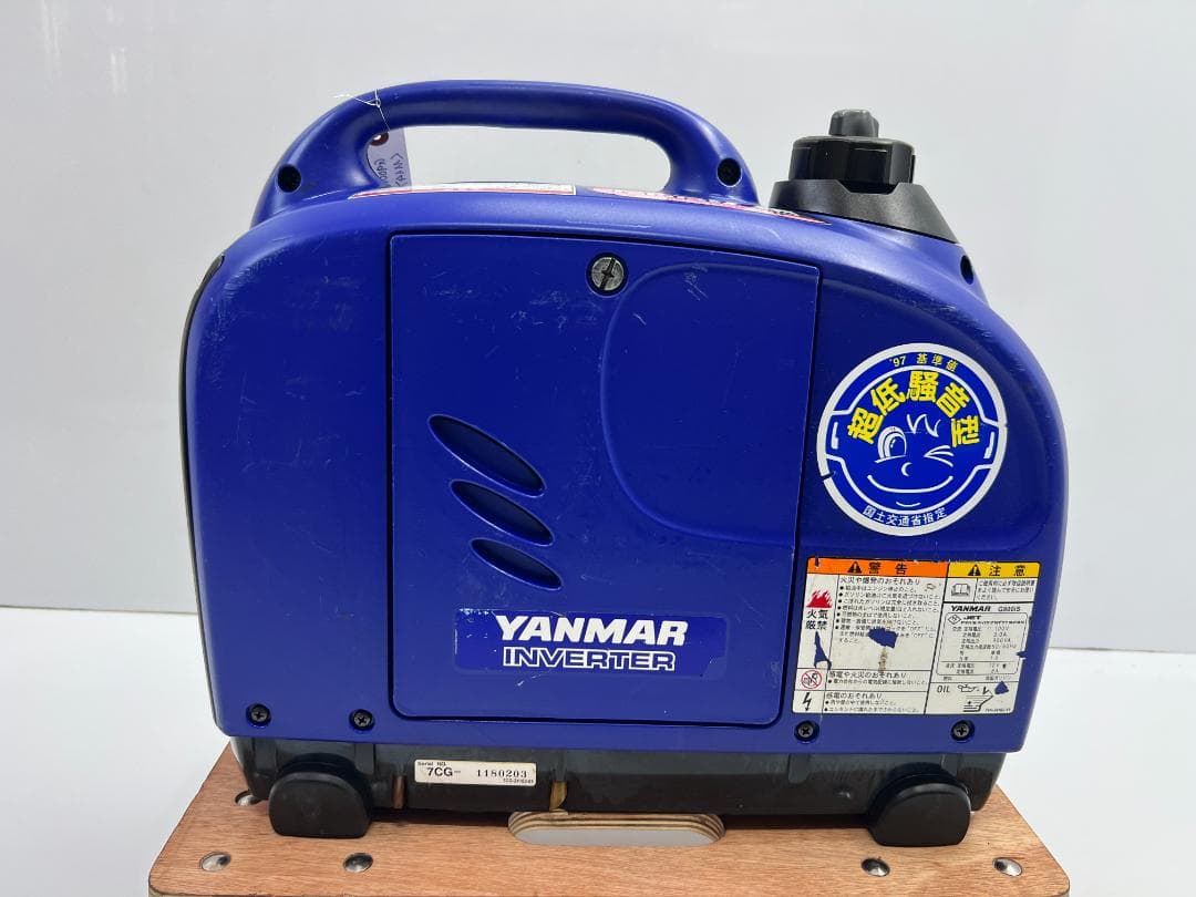 YANMAR ヤンマー インバータ発電機 G900IS 動作良好 ♪ 1114