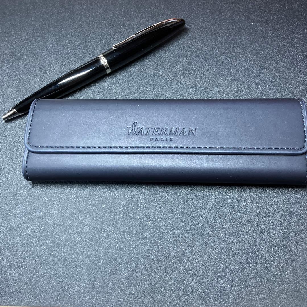 ウォーターマンカレン ブラックシーSTボールペン　試筆使用のみ