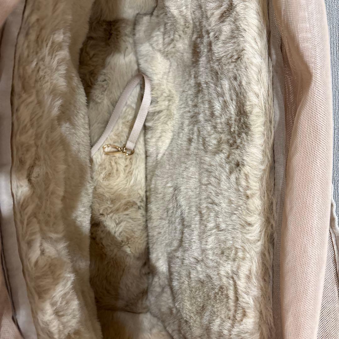 moncheri ボアスリングバッグ クッション付き