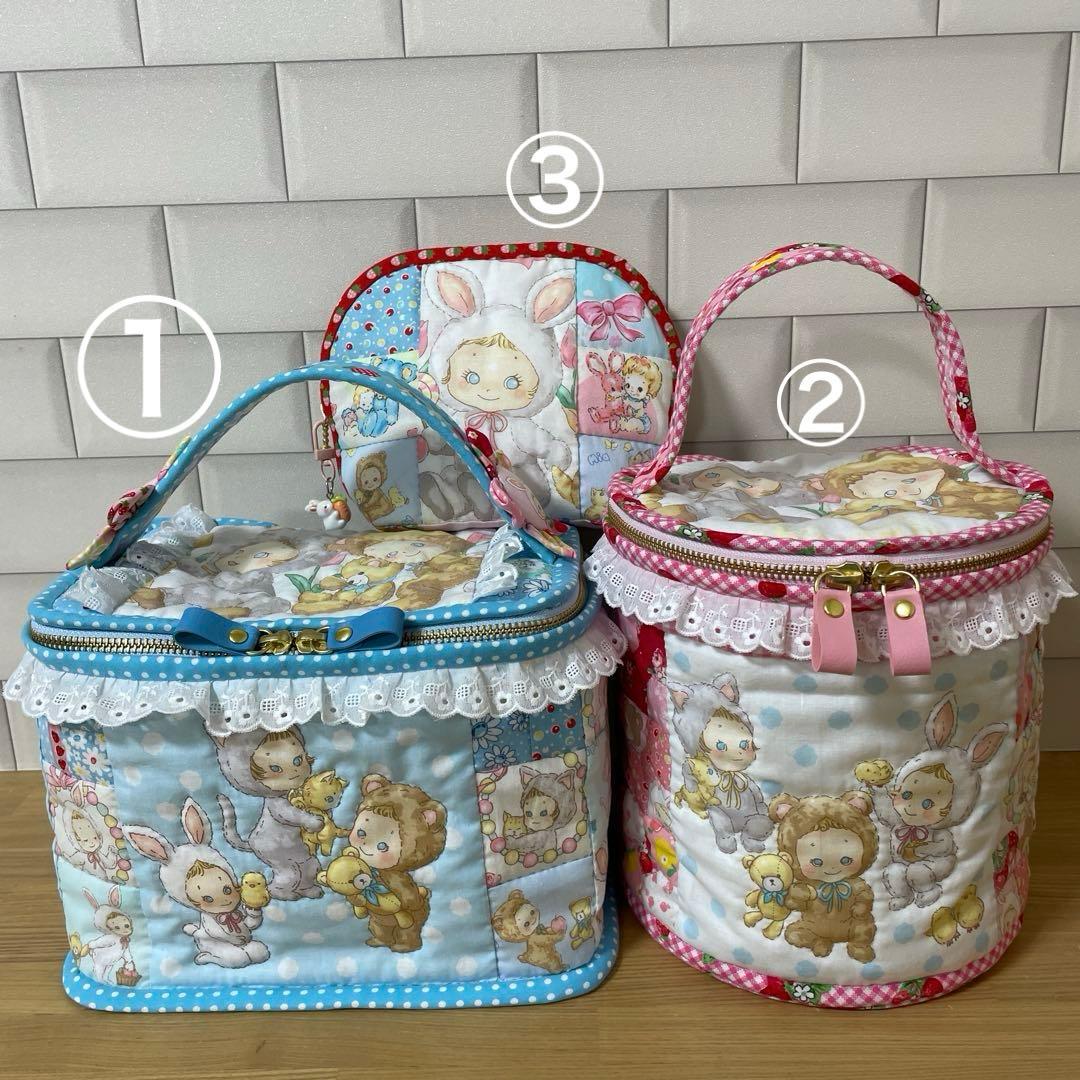 葉明さま　ぷにぷにキャンディ　ポーチ　バニティーポーチ　パッチワーク