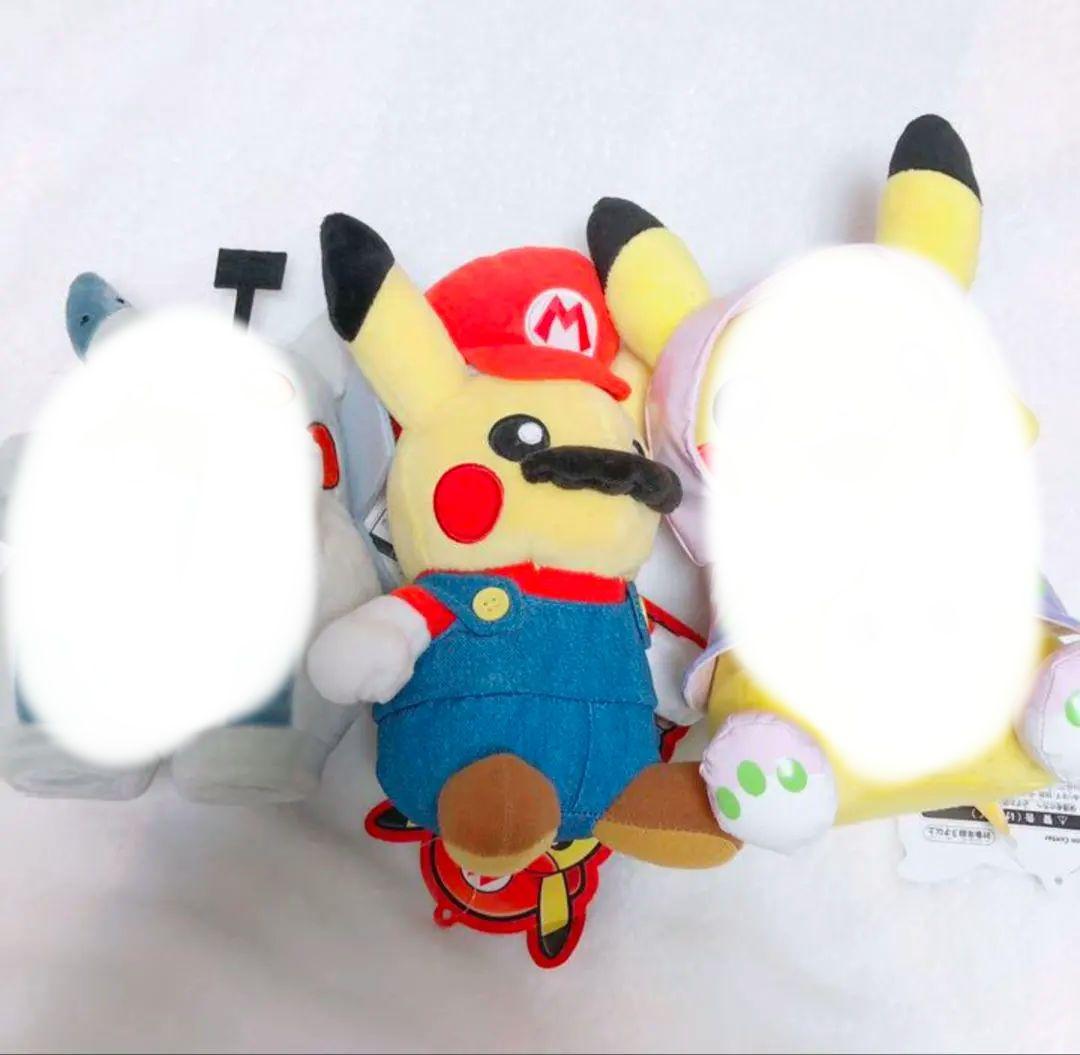 ポケモン ポケモンセンター マリオ　ピカチュウ ぬいぐるみ