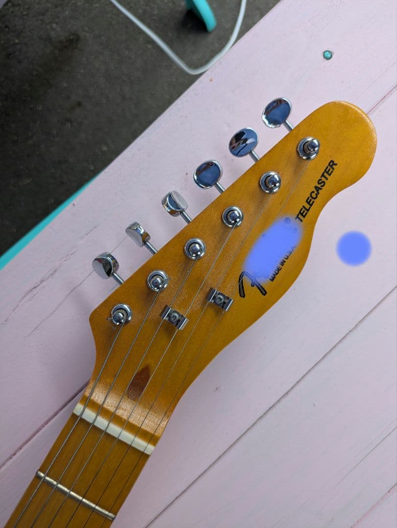 ピンクペイズリーレリック仕様　シンラインP90テレキャスター