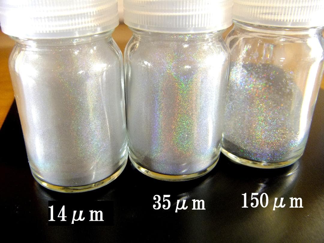 シリーズ最微細な粒子径【１４μm】 プリズマティックフレア顔料　50ｇ