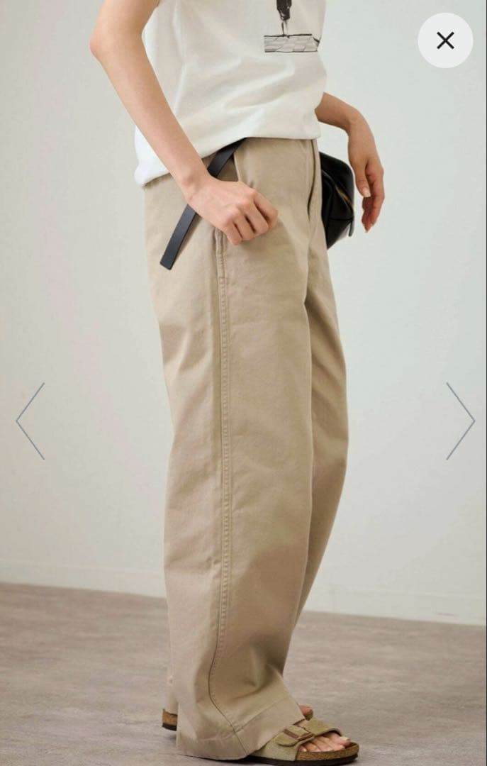 フレームワーク　 オーバーサイズ　チノパンツ　　38