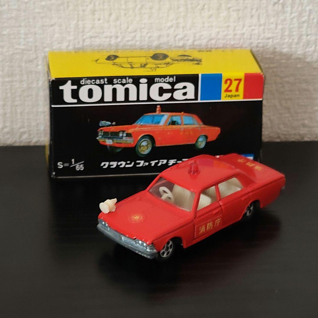 TOMICA　トミカ　クラウン　ファイヤーチーフカー　1Aホイール　白サイレン