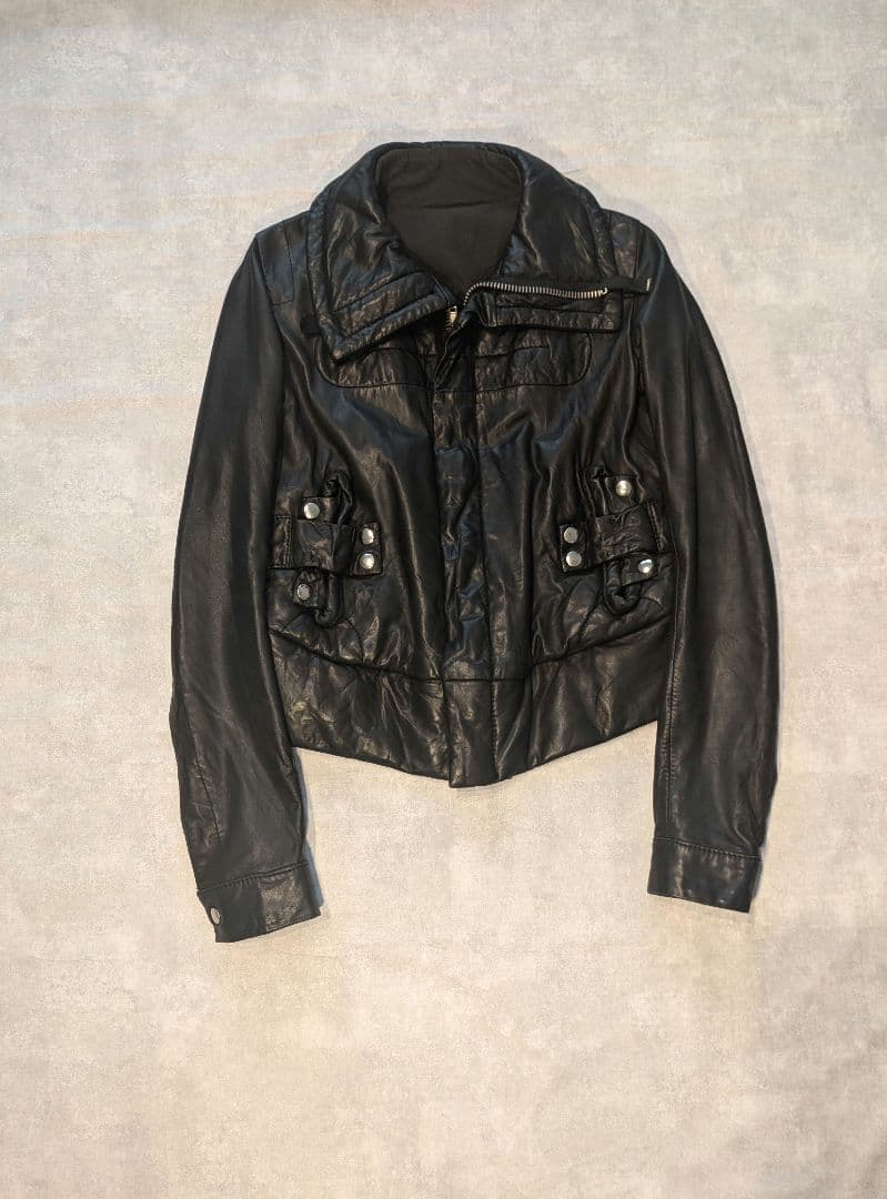 ジャケット・アウター Rick Owens 03aw leather jacket