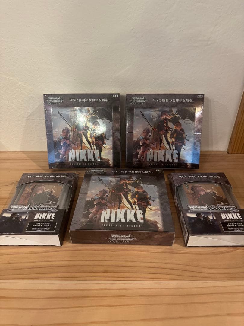 ヴァイスシュヴァルツ 勝利の女神 NIKKE ３BOXセット　スターターデッキ2