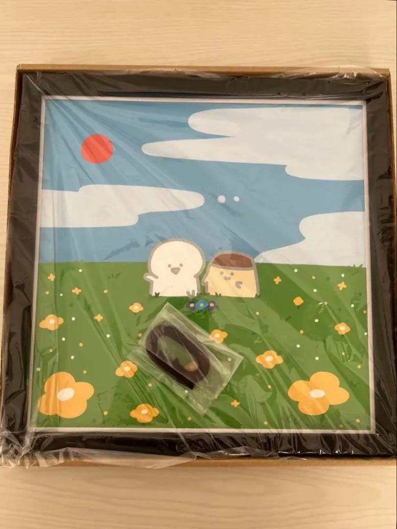 【新品未使用】 お文具といっしょ 複製原画 青いお花みつけた