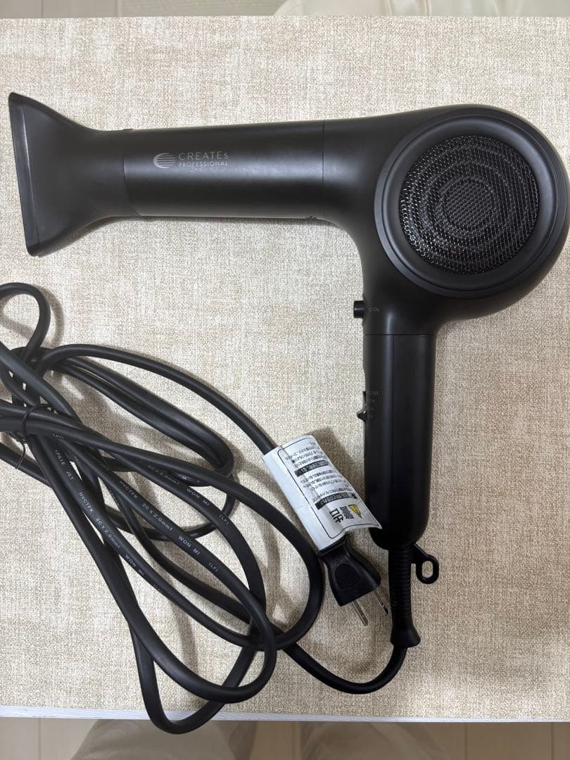 CREATE MEISTER DRY ヘアドライヤー ブラック　使用回数3回