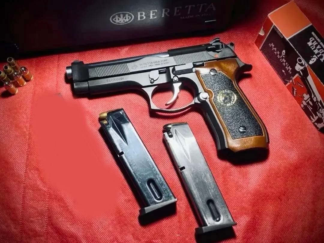 モデルガン サムライエッジカスタム M92F HW 未発火 実物パーツ付属品多数