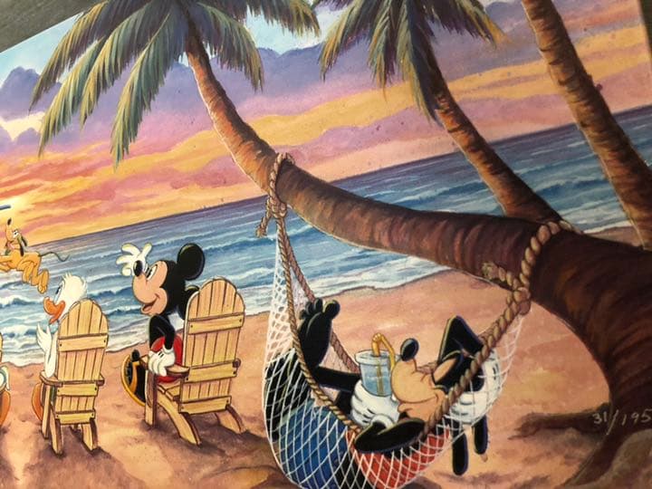 ディズニーアート 公認アーティスト 限定 ハワイ