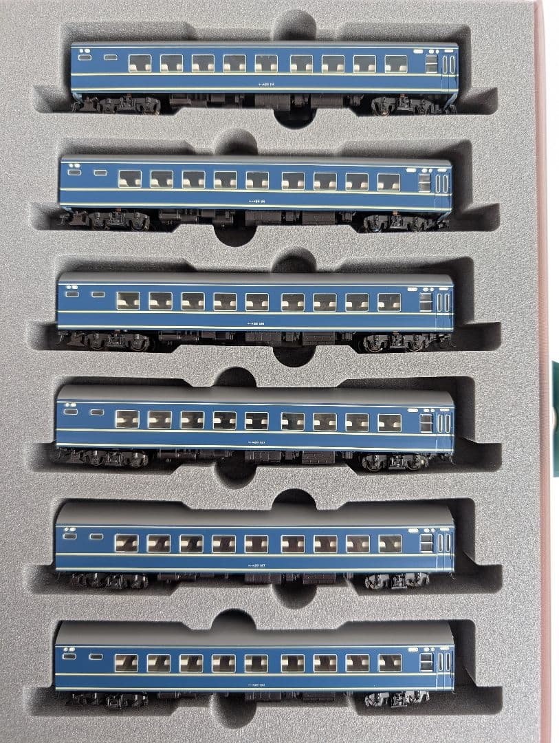 KATO 20系寝台客車 ナハネ20 6両増結セット　10―1353