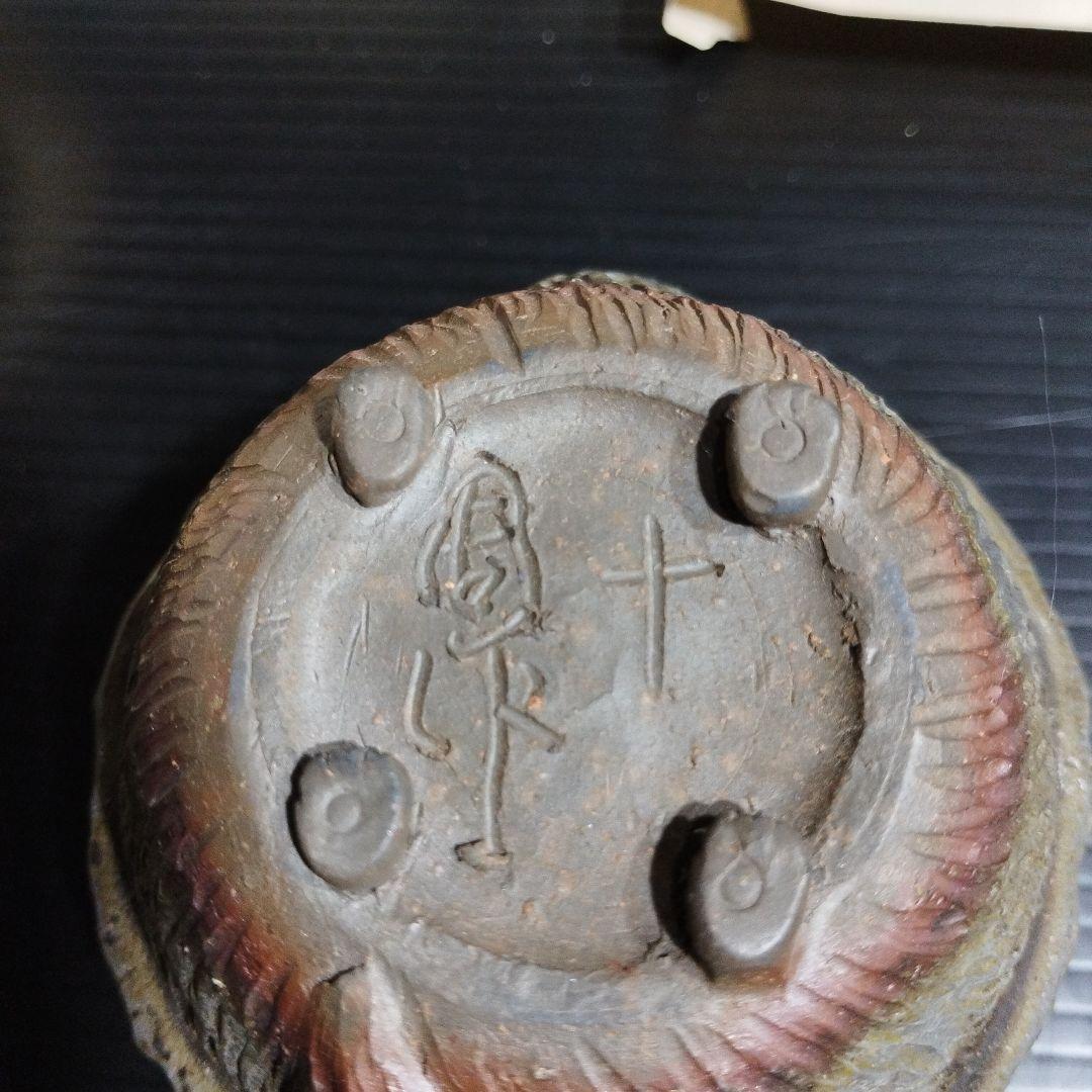 【希少】備前焼　狸宝瓶　木箱付き