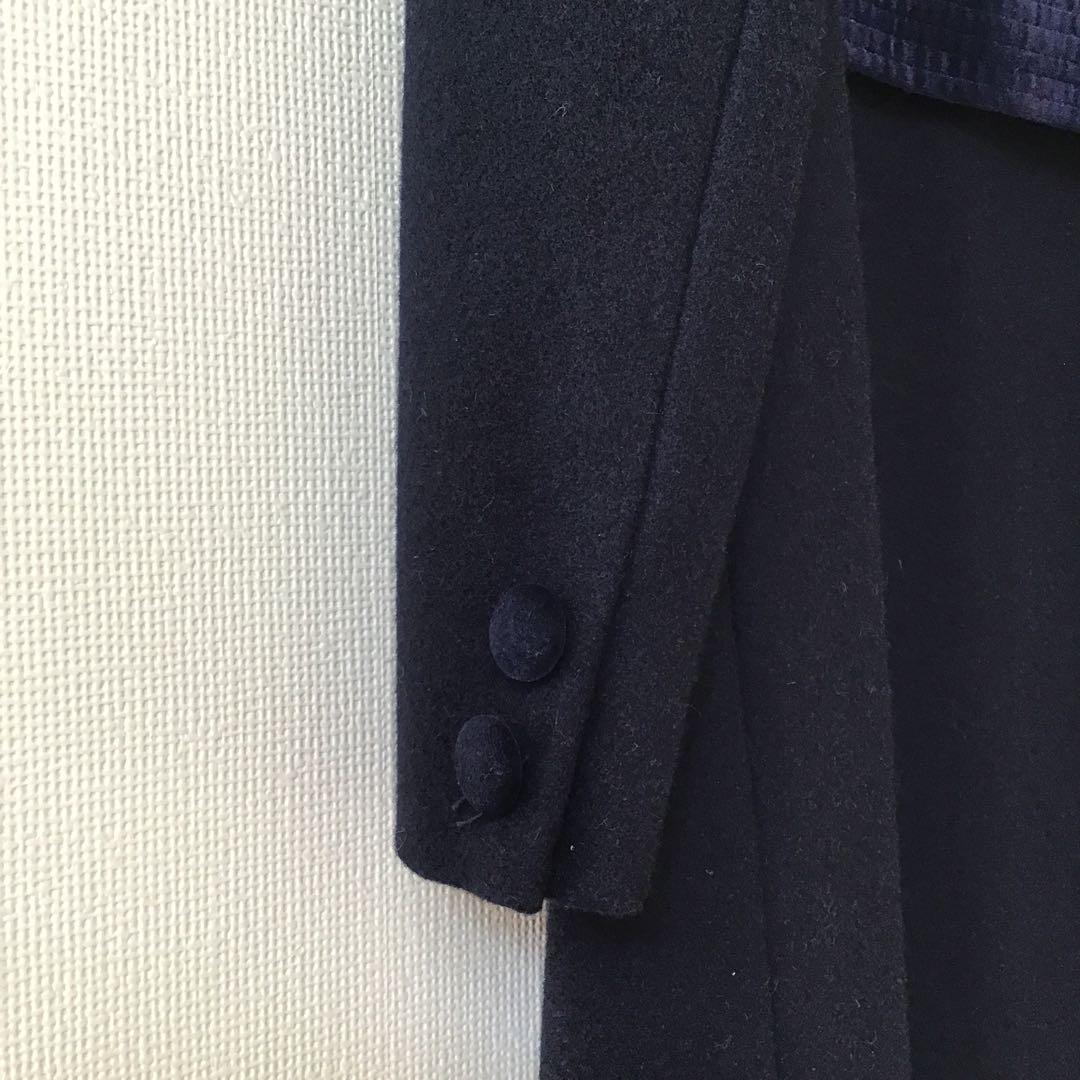 familia　ファミリア　ウール　コート　ネイビー　140 フォーマル