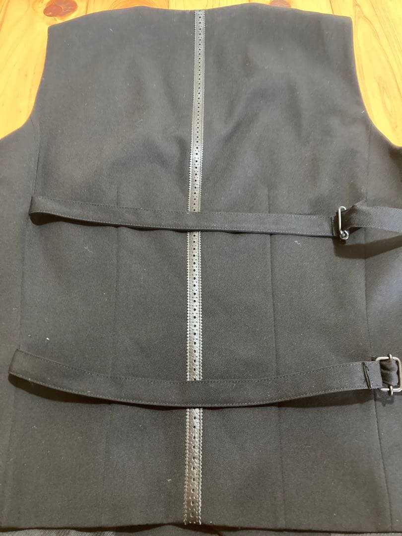 ★ナンバーナインnumber nineベスト06紐ジレレザーアンダーカバー