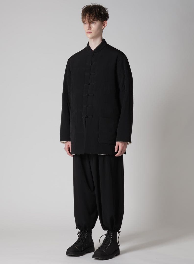 Yohji オム 25AW リバーシブル中綿ブラウス 黒 3