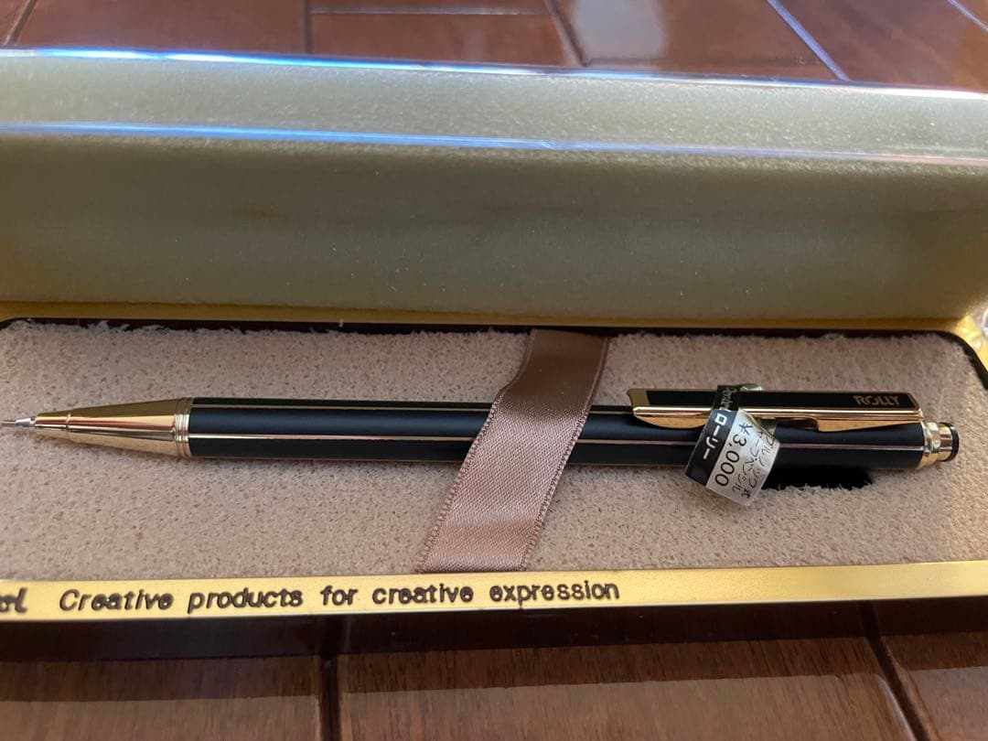 ぺんてる ROLLY 廃番シャープペン ダブルノック ブラック軸