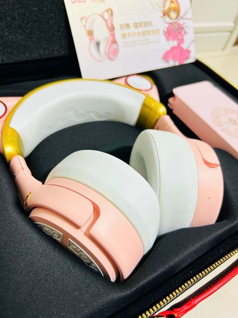 中国限定 yowu カードキャプターさくら 公式グッズ 猫耳ヘッドホン