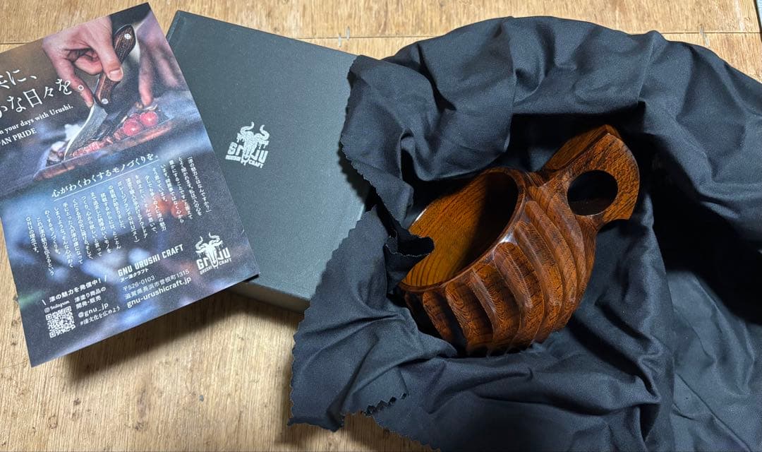 GNU URUSHI CRAFT HORN KEYAKI ヌー　漆