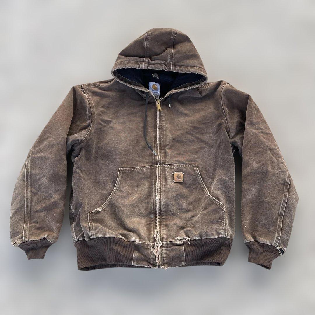 カーハート アクティブジャケット　ボロ　ブラウン