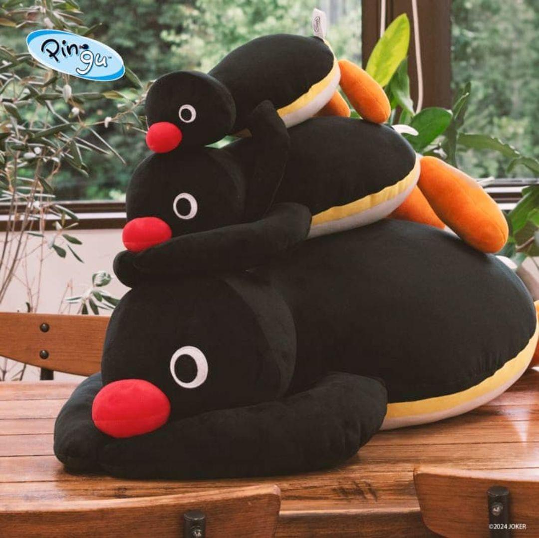 Pingu 寝そべり ぬいぐるみ 1等